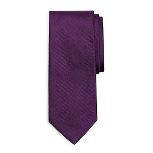 Solid Repp Tie - Purple